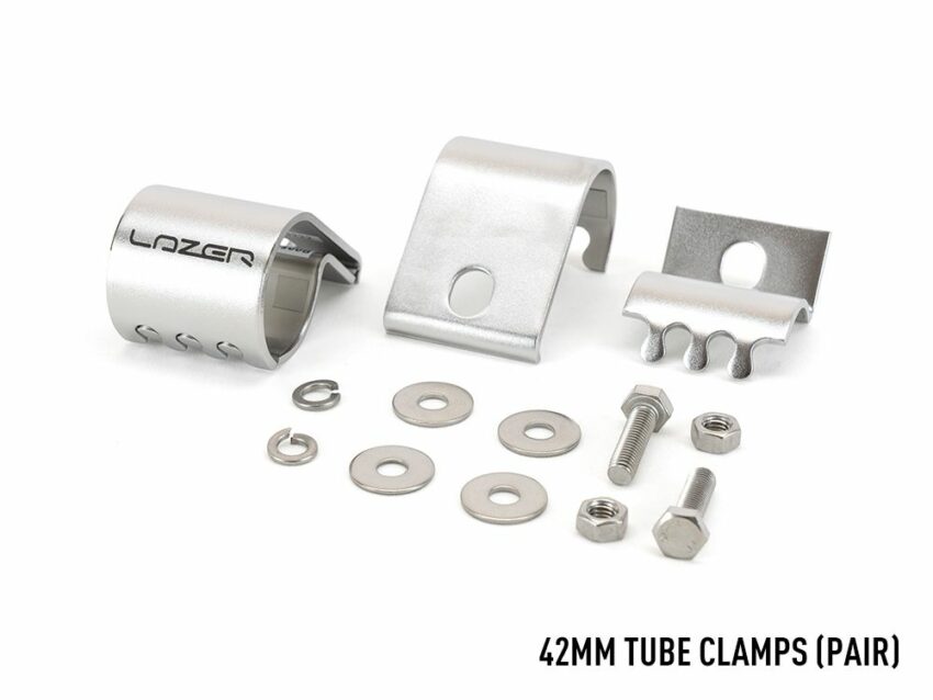 BRIDE DE MONTAGE INOX - TUBE Ø 42mm (la paire)