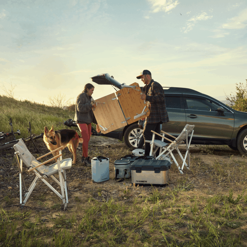 CHAISE DE CAMP PLIANTE DOMETIC - CENDRE – Image 3