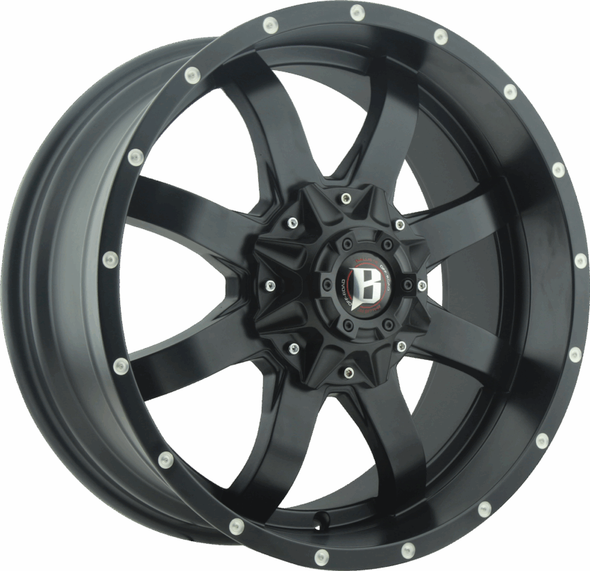JANTE BALLISTIC 955  9 X 17 5x127/139.7 ET12 CB78.1 BLACK