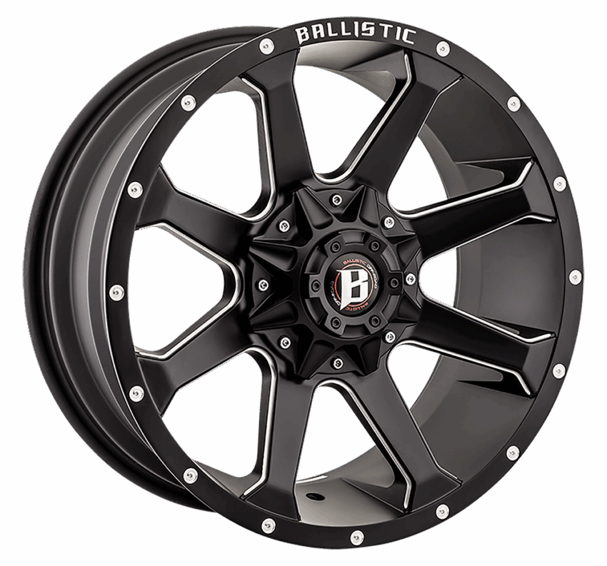 JANTE BALLISTIC 971  9 X 17 5x127/139.7 ET0 CB87 BLACK