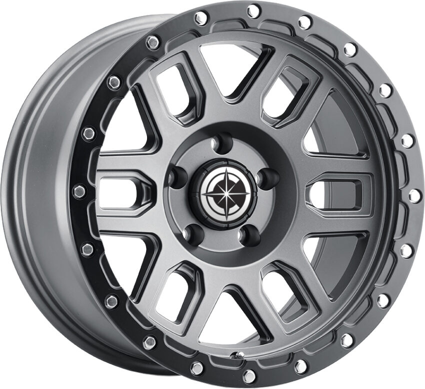 JANTE OC WHEELS 8304 DELTA  MATTE GUNMETAL 9x17 5x127 ET0 CB71.6
