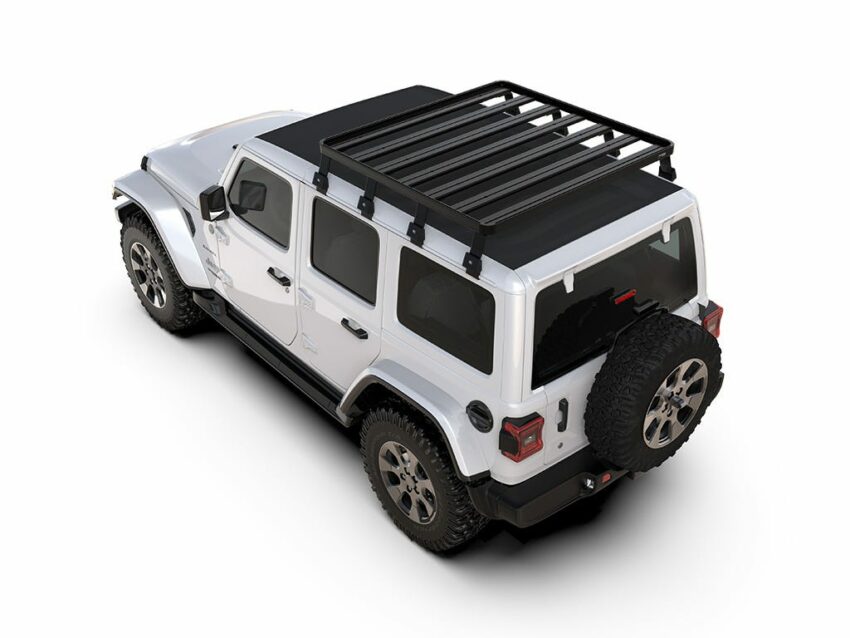 Jeep Wrangler JL 4 Door Sky One-Touch Extreme Slimline II Roof Rack K – Image 2