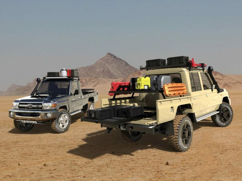 Kit de galerie Slimline II pour le Toyota Land Cruiser SC Pick-Up Tru – Image 8