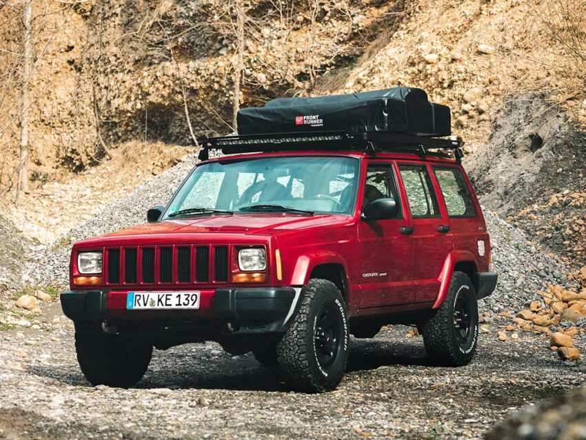 Kit de galerie Slimline II pour une Jeep Cherokee Sport XJ - de Front – Image 5