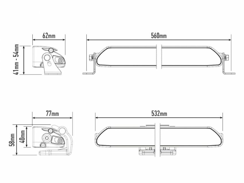 PHARE LED LAZER LINEAR 18 ELITE PLUS – Image 2