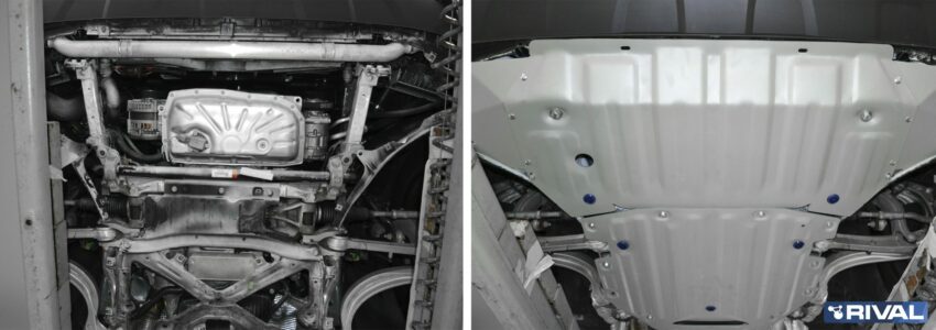 PLAQUE PROTECTION RIVAL 4mm MOTEUR VW TOUAREG – Image 2