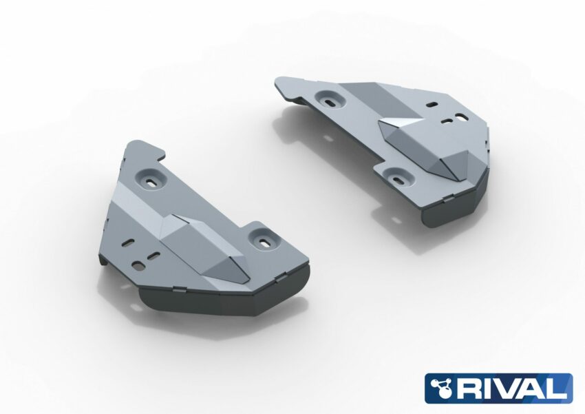 PLAQUE PROTECTION RIVAL TRIANGLE AVANT TOYOTA HILUX REVO  (bO11)