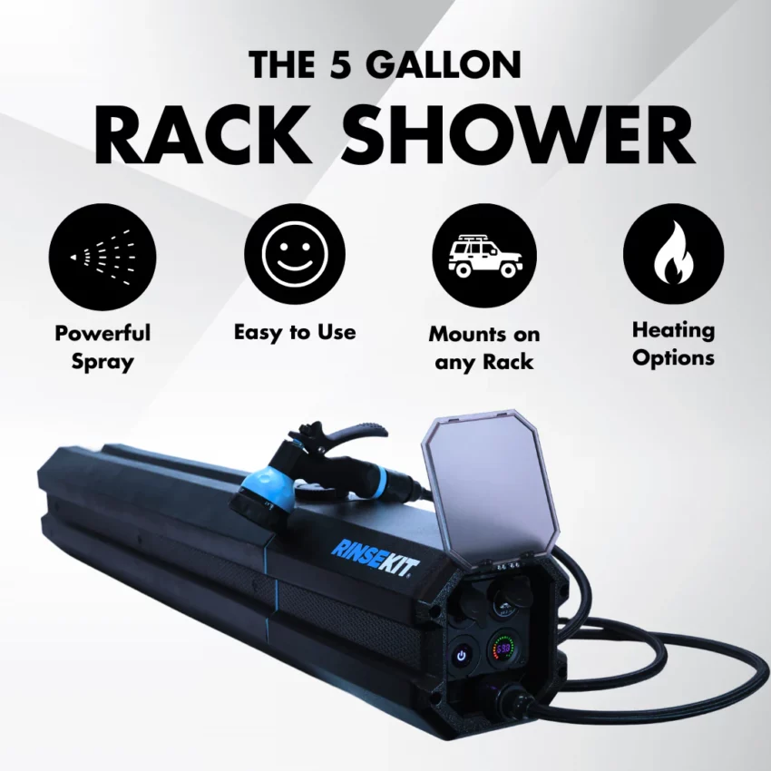 RINSEKIT 5 GALLON (19 L) RACK SHOWER
