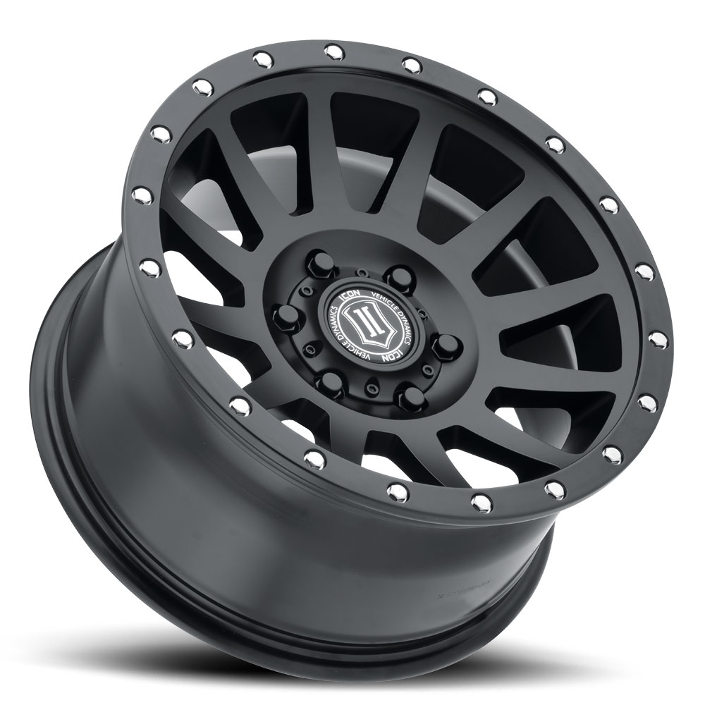 JANTE ICON ALLOYS COMPRESSION SAT BLACK 8.5 X 17 6x139.7 ET25 CB106.1 – Image 6