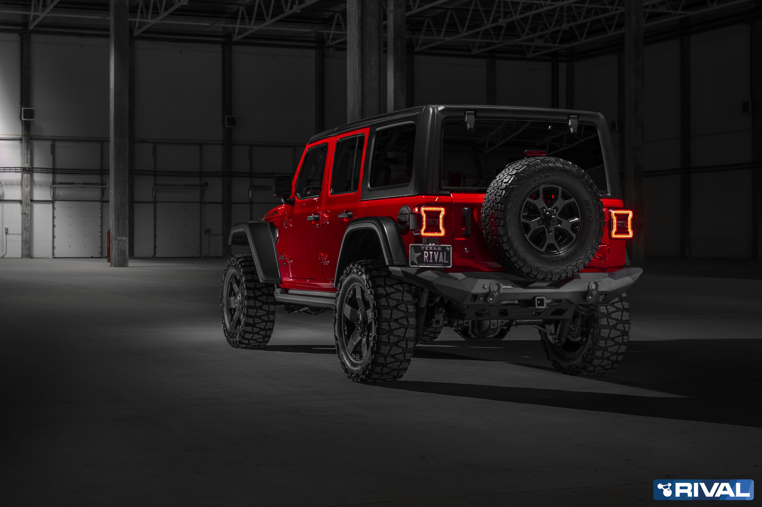 BUMPER REAR RIVAL JEEP WRANGLER JL (USAGE COMPETITION) – Image 2