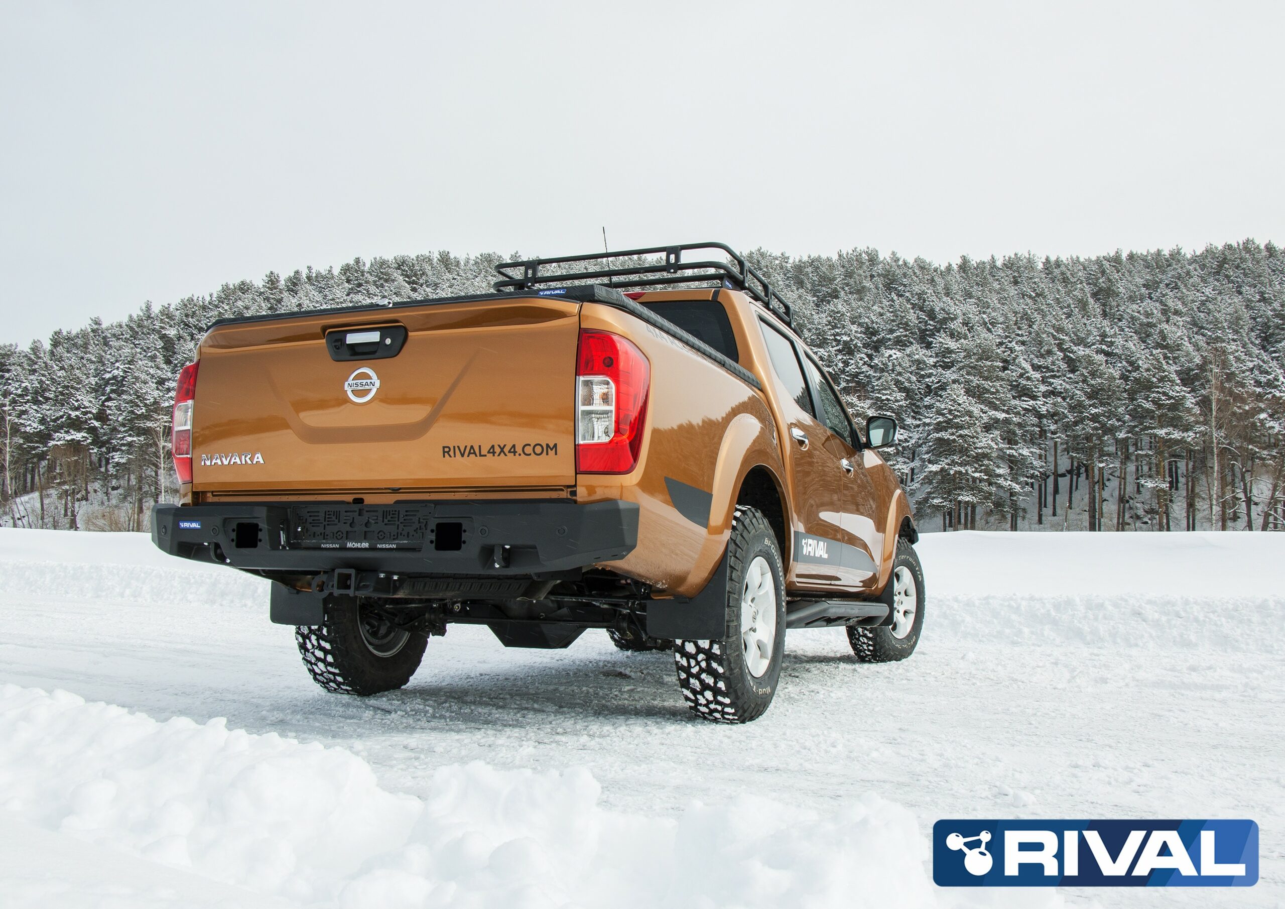 BUMPER REAR RIVAL NISSAN NAVARA NP 300 (USAGE COMPETITION) (bP30) – Image 3