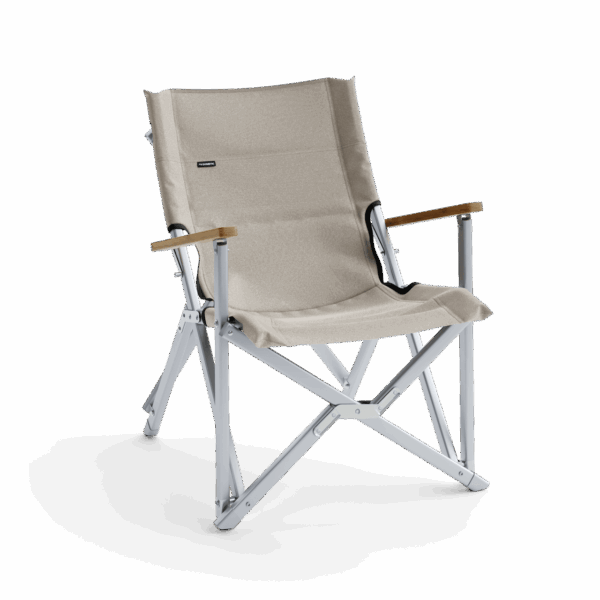 CHAISE DE CAMP PLIANTE DOMETIC - CENDRE