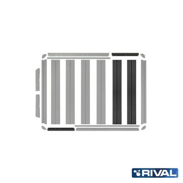 GALERIE MODULABLE RIVAL SUZUKI JIMNY 2018-> EXTENSION 1715x1350mm