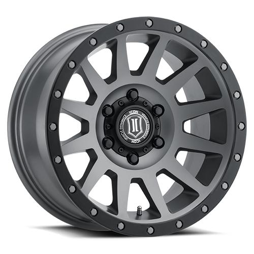 JANTE ICON ALLOYS COMPRESSION TITANIUM 8.5 X 17 6x139.7 ET6 CB106.1