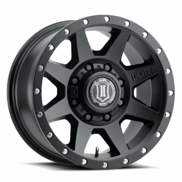 JANTE ICON ALLOYS REBOUND HD SAT BLACK 8.5 X 17 8x165.1 ET13 CB121