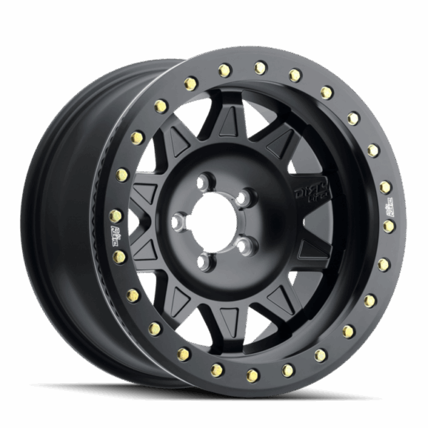 JANTE OC WHEELS 9302 BEADLOCK MATTE BLACK 9x17 5x127 ET-14 CB71.6