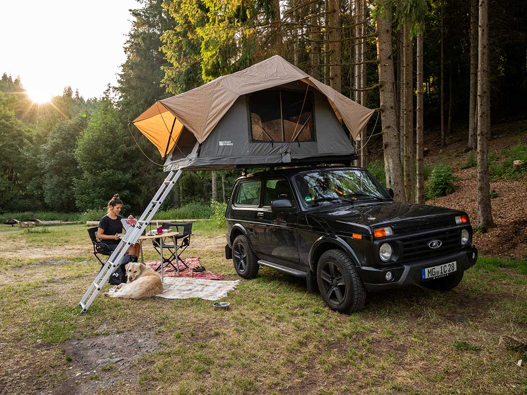 Kit de galerie Slimline II pour une Lada Niva 4x4 - de Front Runner – Image 5