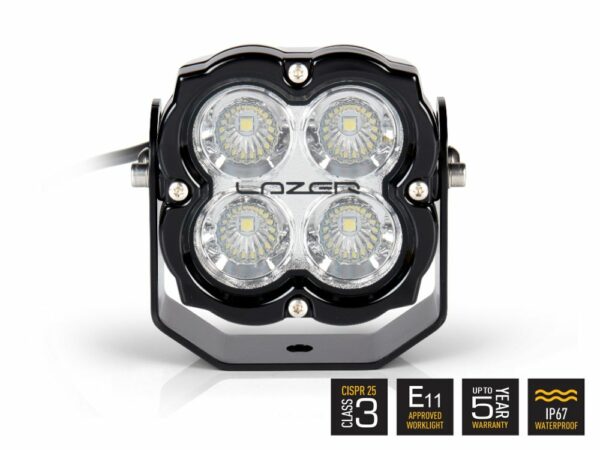 PHARE LED LAZER UTILITY-45 Gen2 NOIR - FIXATION SLIM