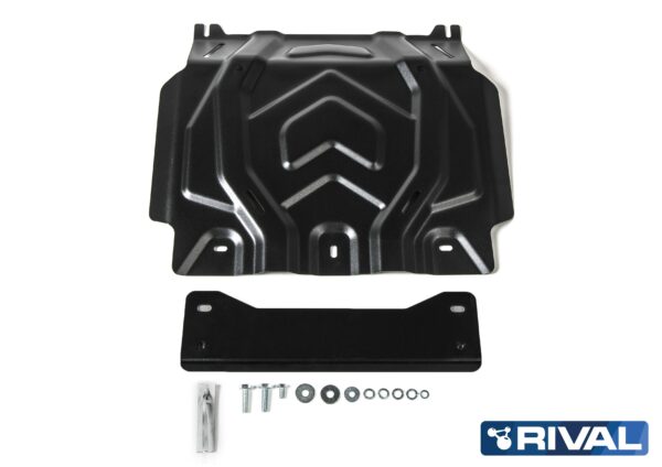 PLAQUE PROTECTION 3 mm RIVAL ACIER MOTEUR FIAT FULLBACK 2016-