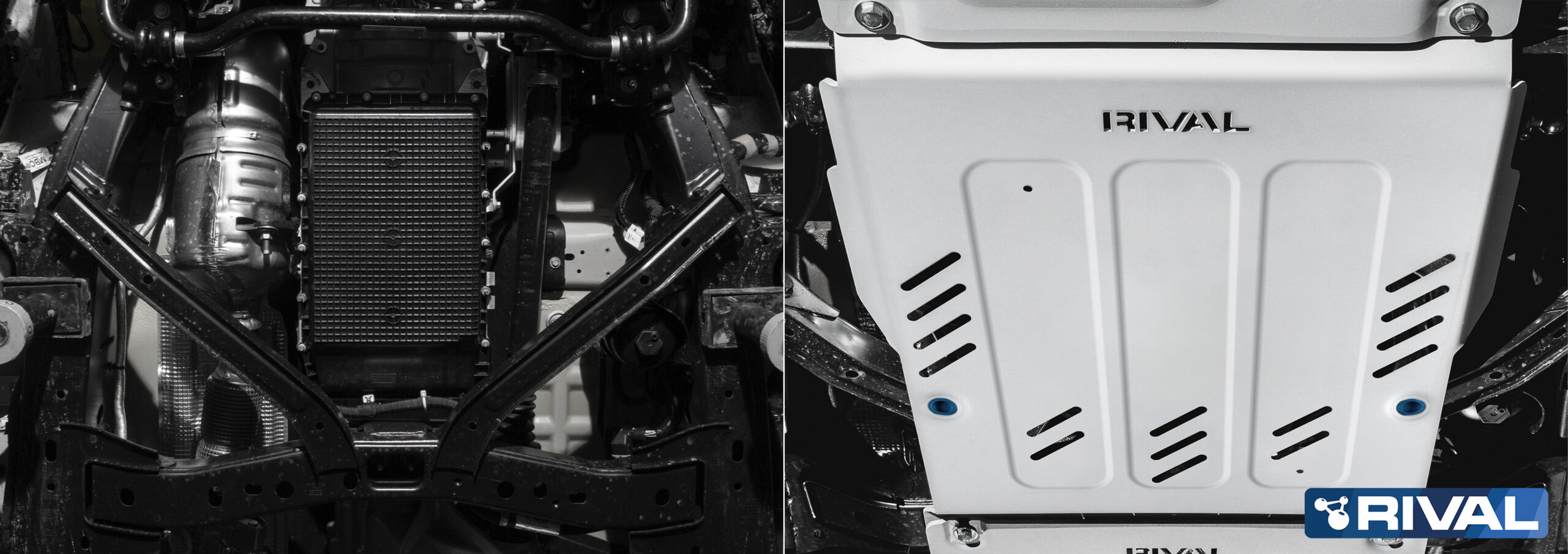 PLAQUE PROTECTION 4 mm RIVAL BOÎTE DE VITESSE FORD RANGER 2022- – Image 2