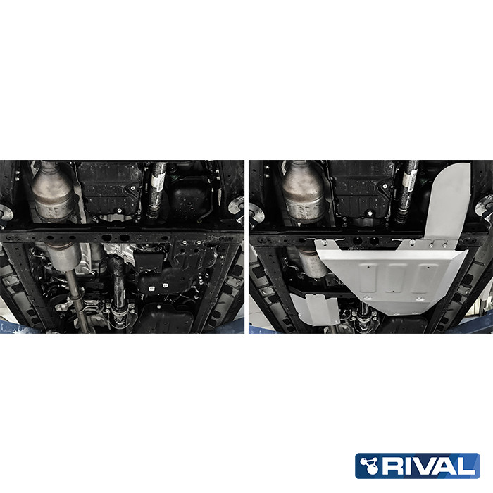 PLAQUE PROTECTION RIVAL 4MM BT+ADBLUE+SONDE LAMBDA TOY. HILUX REVO – Image 2