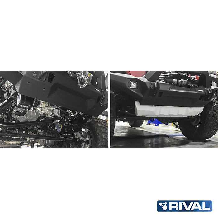 PLAQUE PROTECTION RIVAL BARRE DIRECTION JEEP JL (bO12) – Image 2