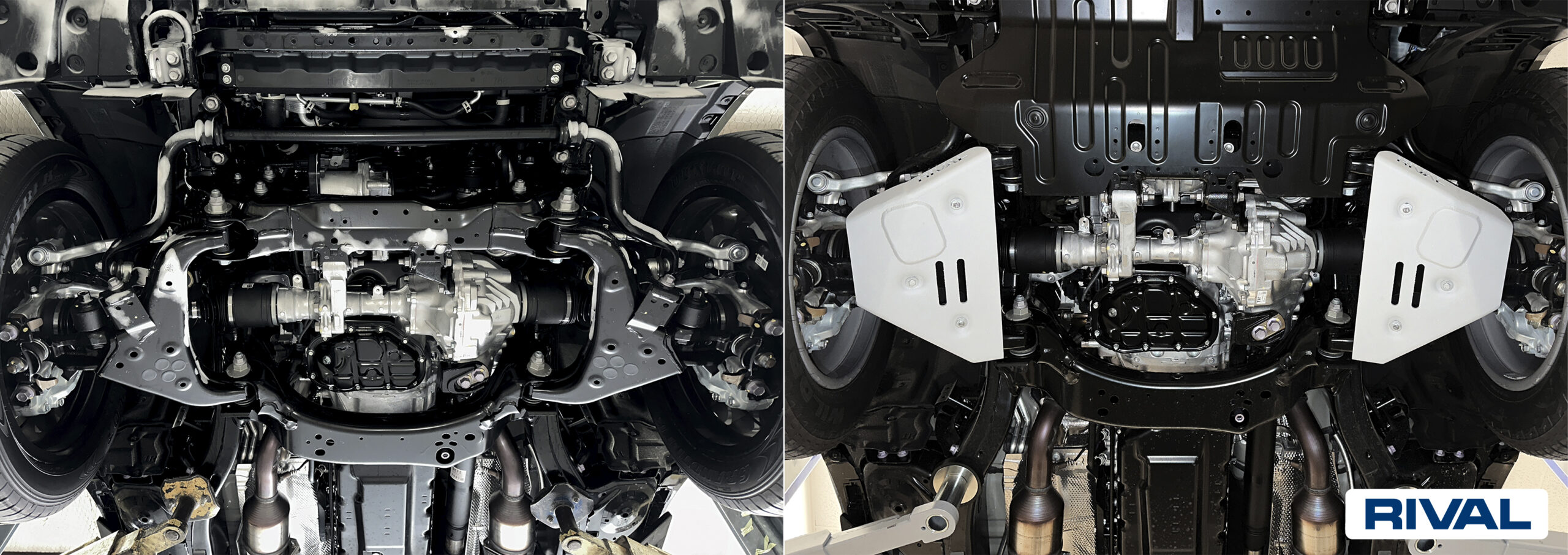 PLAQUE PROTECTION RIVAL LEVIERS AV TOYOTA LAND CRUISER PRADO 250 2024 – Image 2