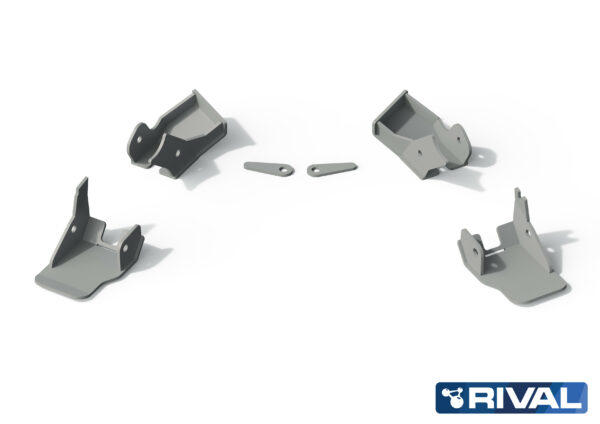 PLAQUE PROTECTION RIVAL LEVIERS JEEP WRANGLER 2018-2021