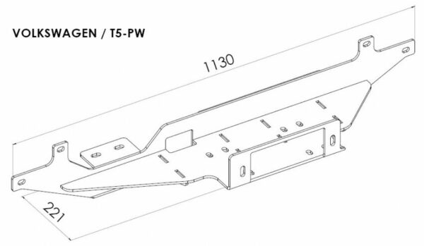 PLATINE TREUIL PC ORIGINE VOLKSWAGEN T5