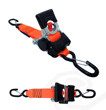 SANGLE ARRIMAGE AUTO-RETRACTABLE CROCH. LINGUET 50mm x 1.8M / LC750kg