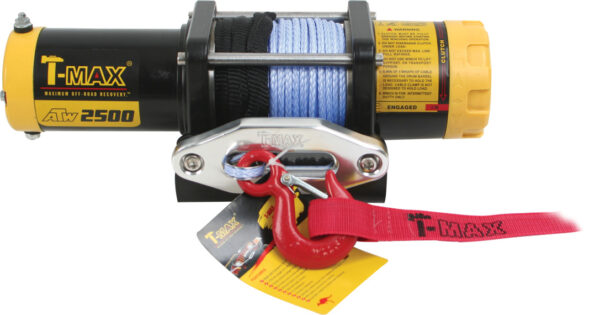 TREUIL T- MAX ATW 2500 (1135KG) 12V PRO SERIES (CORDE SYNTH.)