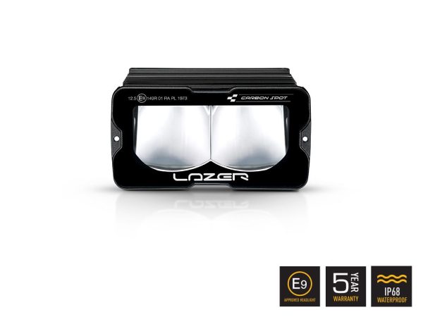 PHARE LED LAZER CARBON-2 SPOT (MODE FEU JAUNE)